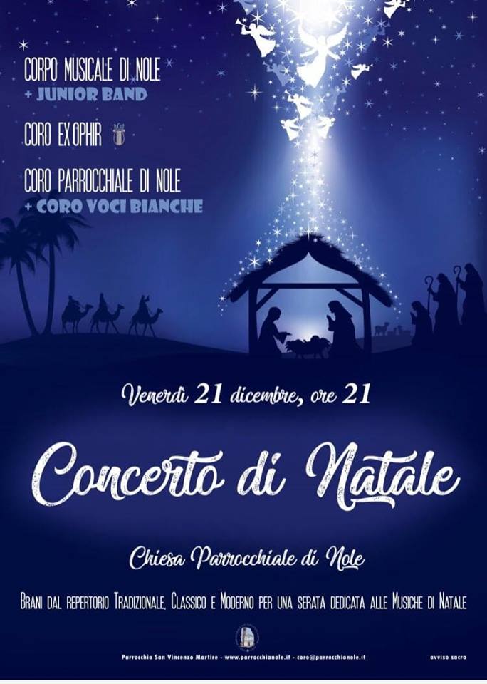 Musiche Di Natale.Concerto Di Natale 2018 Comune Di Nole